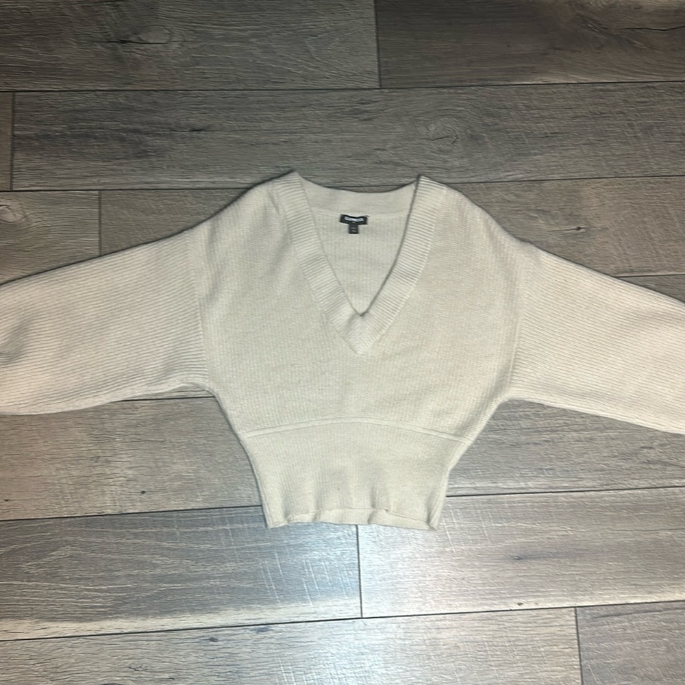 Express cropped sweater